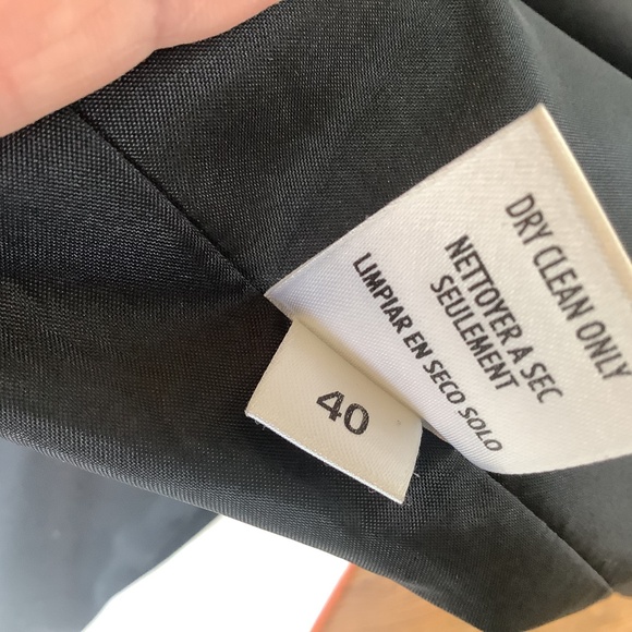 August Max Womans Open Blazer Black Lined Stylish Career Size 2X - Picture 8 of 8